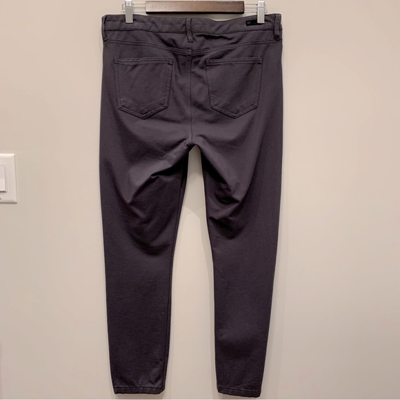KUT from the Kloth Mia Toothpick Skinny Stretch Ankle Pants, Dark Grey Size 10 - Picture 2 of 13